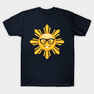 Philippine Sun Nerd Emoji T-Shirt